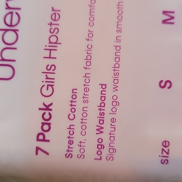 New Pack of 7 Calvin Klein Girls Hipster - Picture 5 of 5